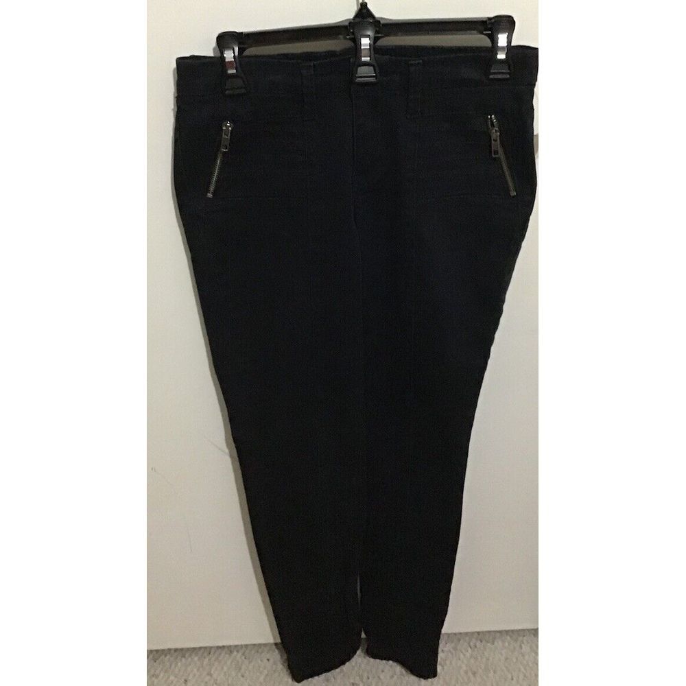 Metaphor Women's Black Pants With Zipper Pockets Size‎ 8